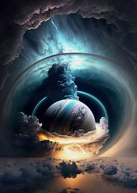 Space Planets Scifi Design