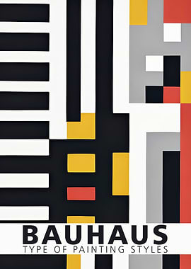 Bauhaus Style Poster