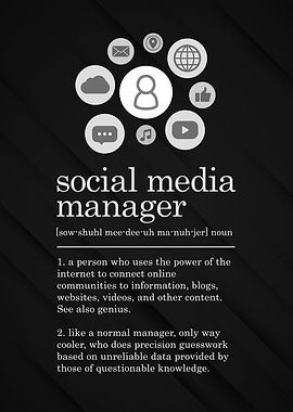 Funny Social Media Manager