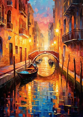 A Canal in Venice