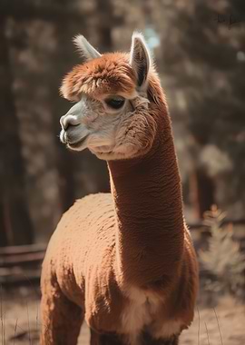 Cute alpaca