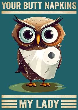 Owl Your Butt Napkins