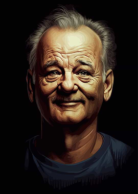 Bill Murray caricature