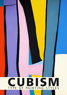 Cubism Style Poster