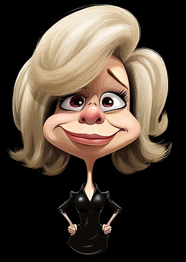 Joan Rivers caricature