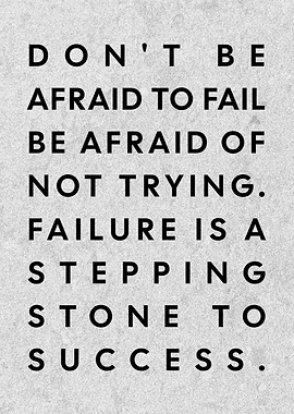 Failure equals success