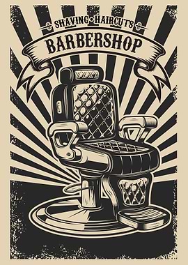 Barber chair and tools