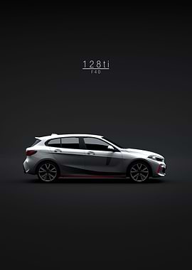 2021 BMW 128ti White