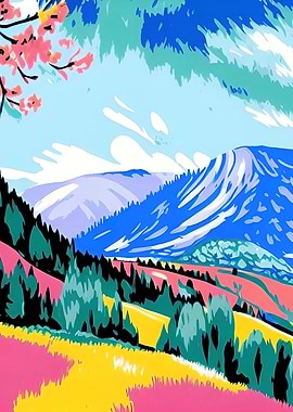 Colorful Mountains