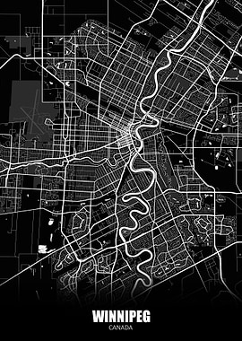 Winnipeg Canada Map