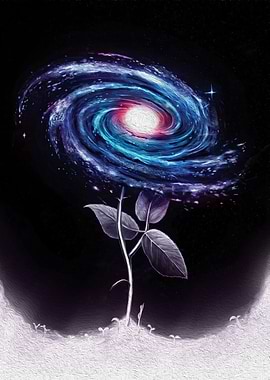 Galaxy Flower Neon Floral