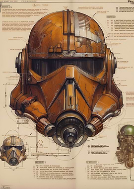 robot helmet blueprints