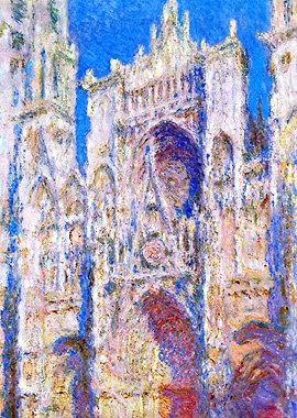 Rouen Cathedral Sunlight