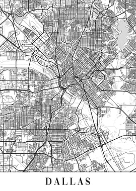 Dallas White Map