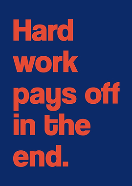 Hard work quote