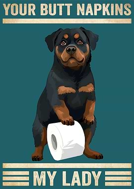 Butt Napkins Rottweiler