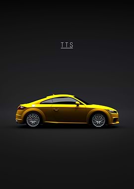 Audi TTs 2015 Orange