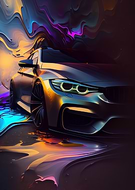BMW M4 Neon Liquid