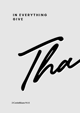 thank god for everything