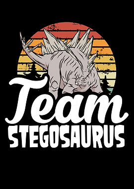Team stegosaurus retro sun