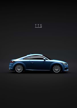 Audi TTs 2015 Blue