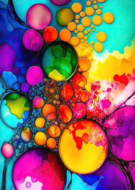 Abstract Alcohol Ink 29