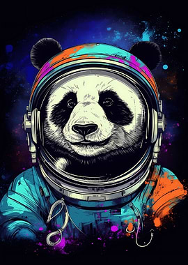 Panda Astronaut