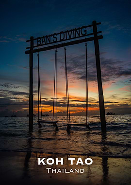 Koh Tao sunset oceanswing