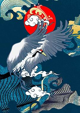 Japanese Crane Art