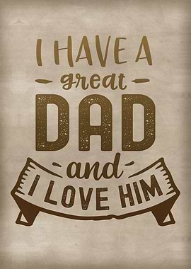 Great dad love him