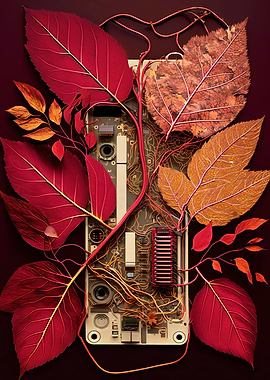 Leafy Circuitry Reverie