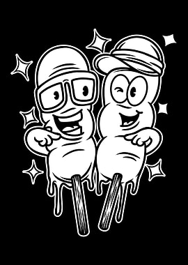 Japanese Food BnW 03