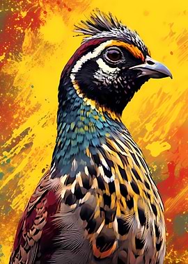 Quail Colorful