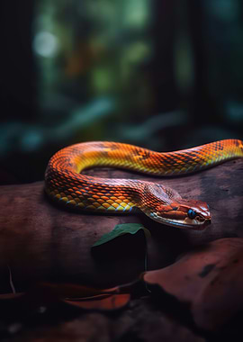 Serpentine snake