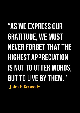 John F Kennedy Quote