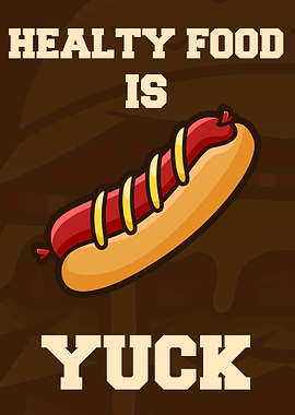 Hot Dog Poster