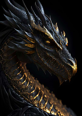 golden angry black art