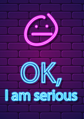 funny quote neon