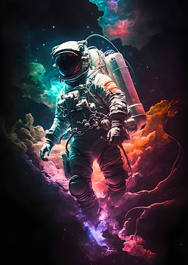 Astronaut lost in space