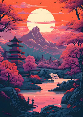 fantasy nature japan 05