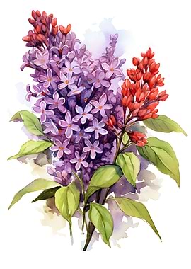 lilac flowers
