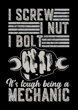 Funny Vintage Mechanic