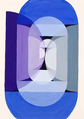 Blue Gray Violet Wheel