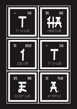 Thai Tea Periodic Table