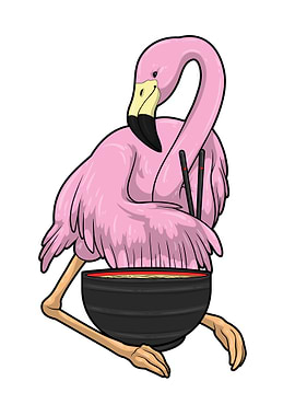 Flamingo Ramen Bowl