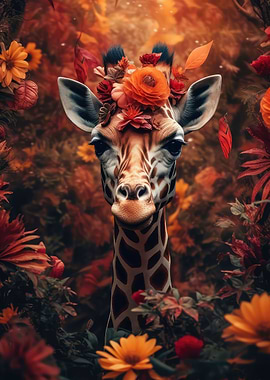 Giraffe in the jungle