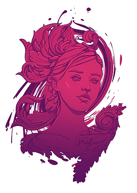 Colorful Vaporwave Venus