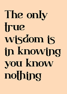 Socrates Quotes Text Art