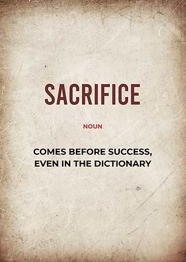 sacrifice success quotes