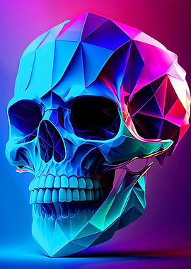 Skull Colorful